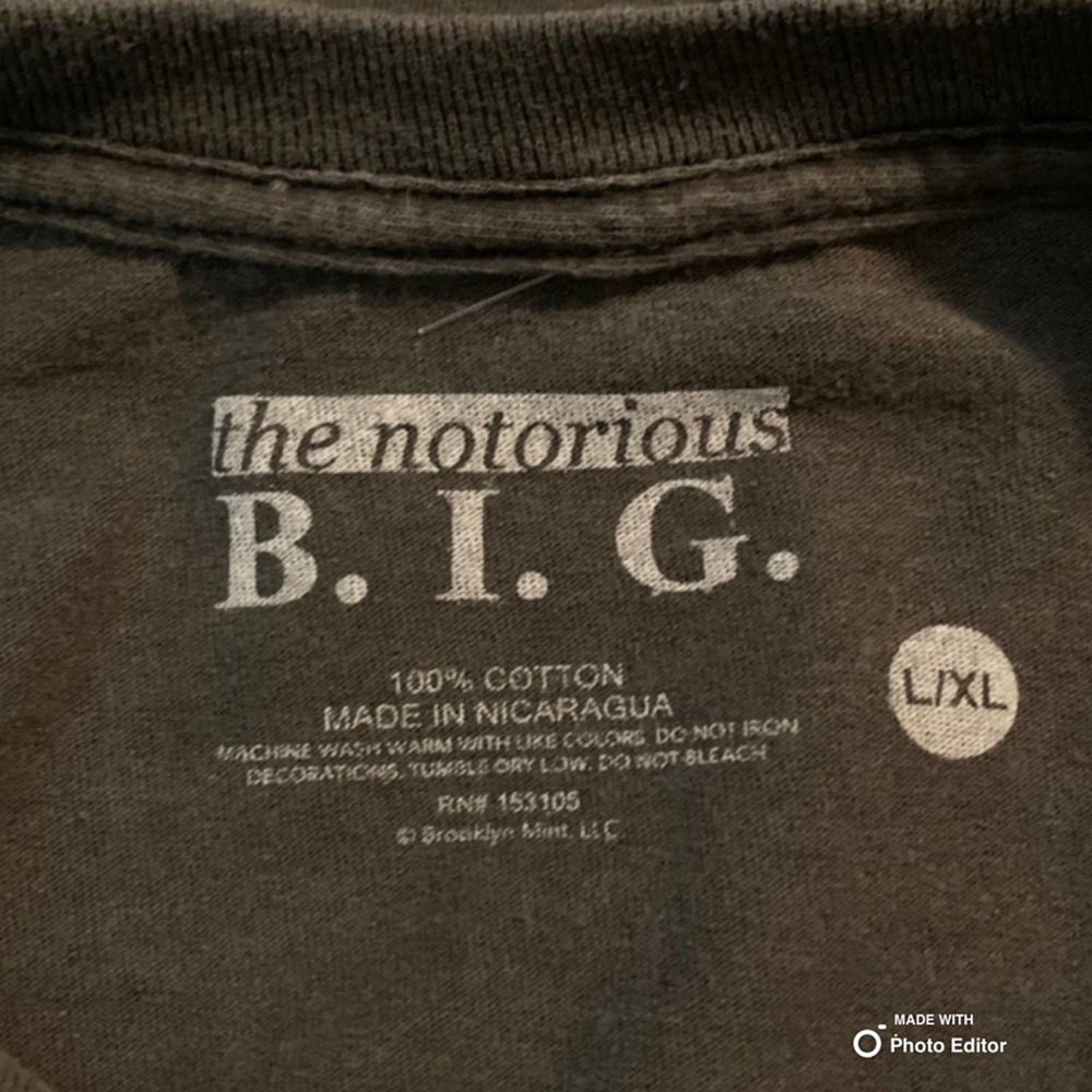 NWOT Biggie It Was All A Dream Boxy Oversized Tee - Picture 4 of 4